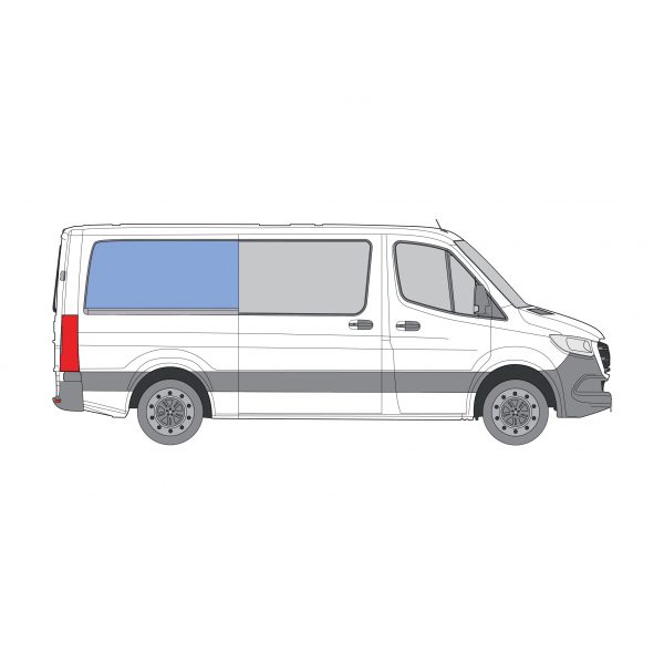 Mercedes Benz Sprinter 2006-on | Camper Van Body Flare - Rear Right ...