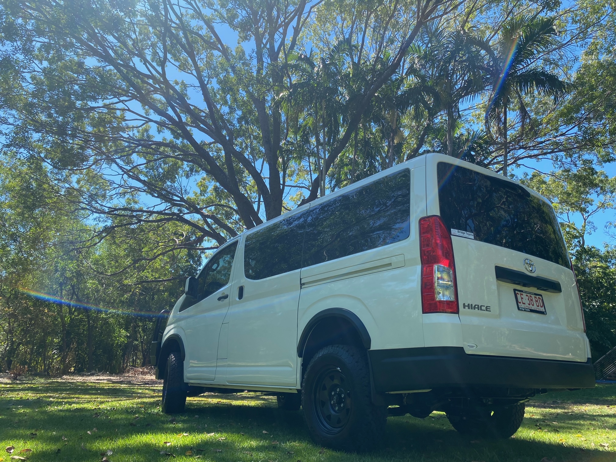 Hiace LWB with Bonded Windows