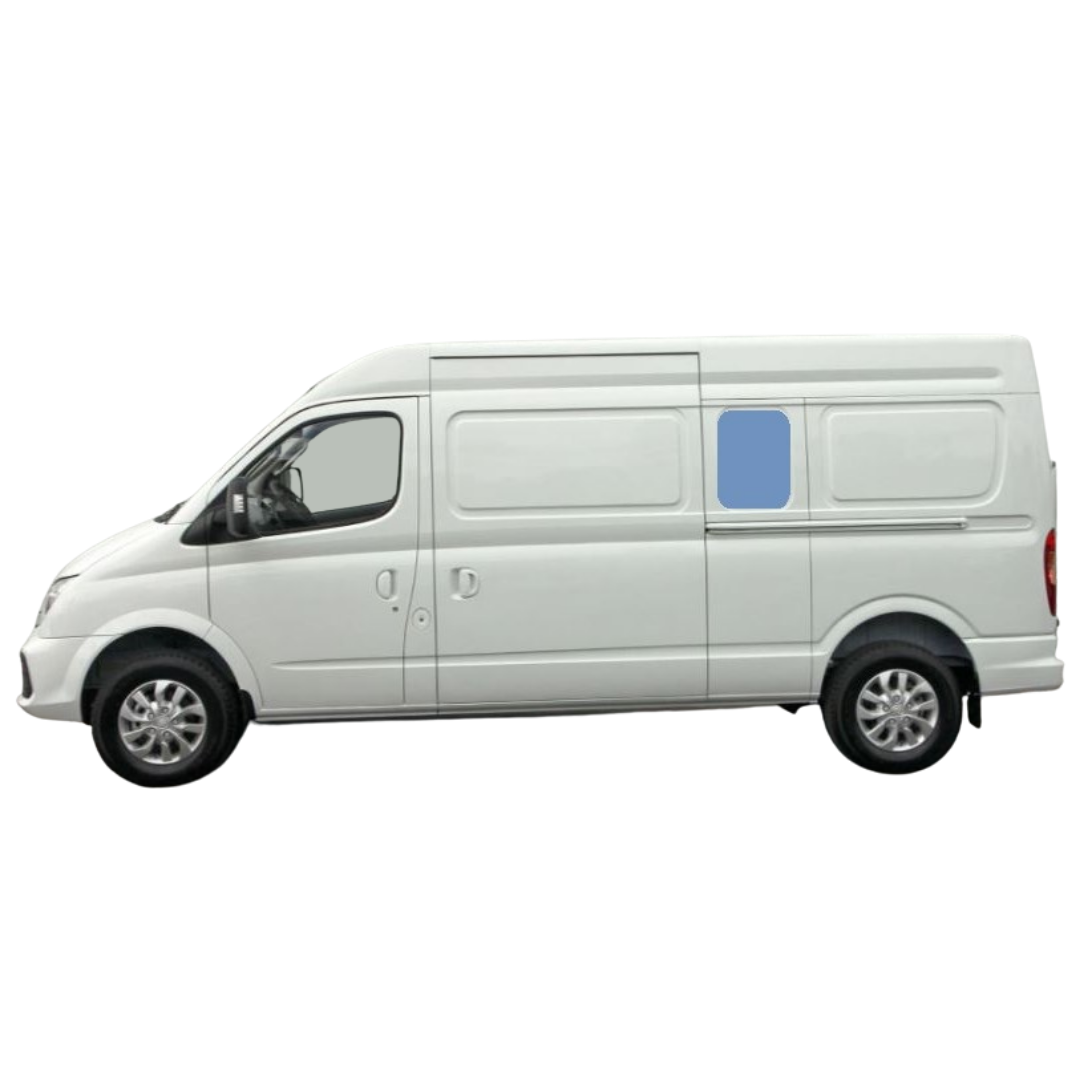 LDV V80 LWB VAN 2013-ON | BONDED FIXED WINDOW – MIDDLE LEFT & MIDDLE RIGHT