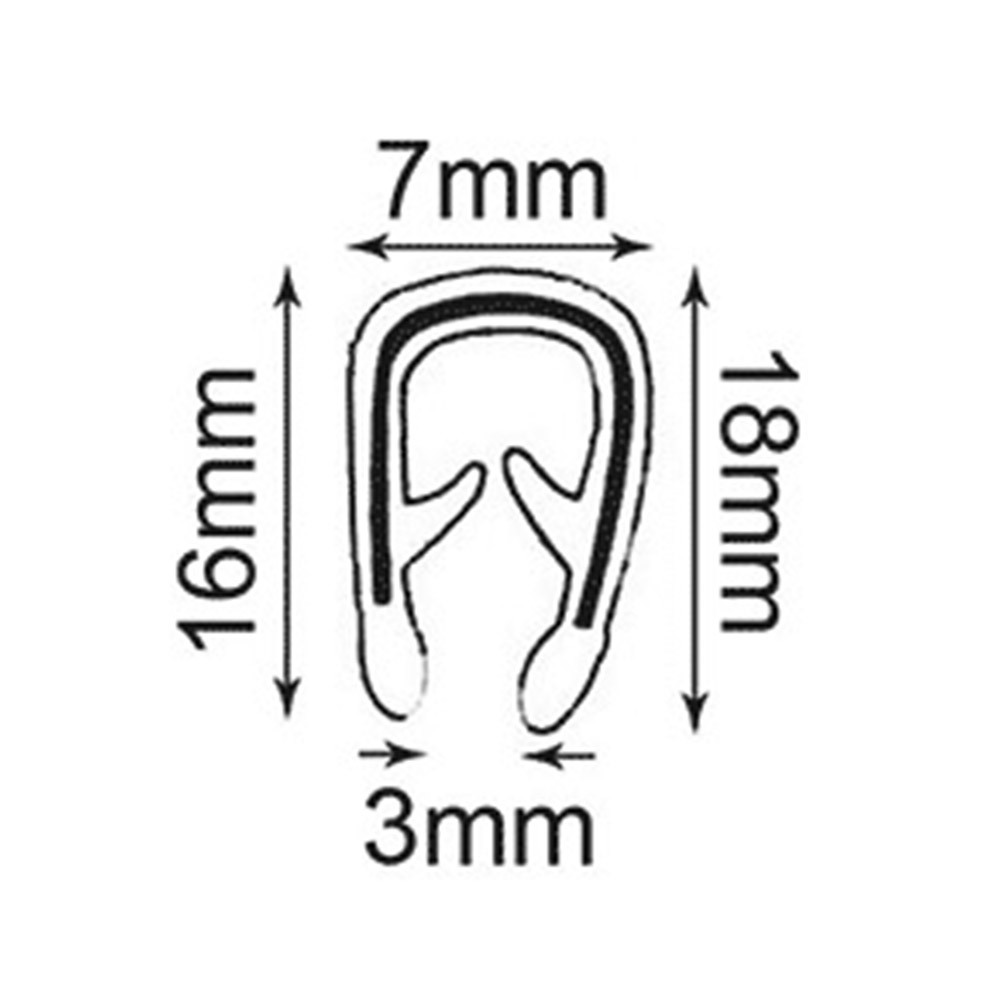 PINCHWELD RUBBER NO. 81 MATTE FINISH 1m